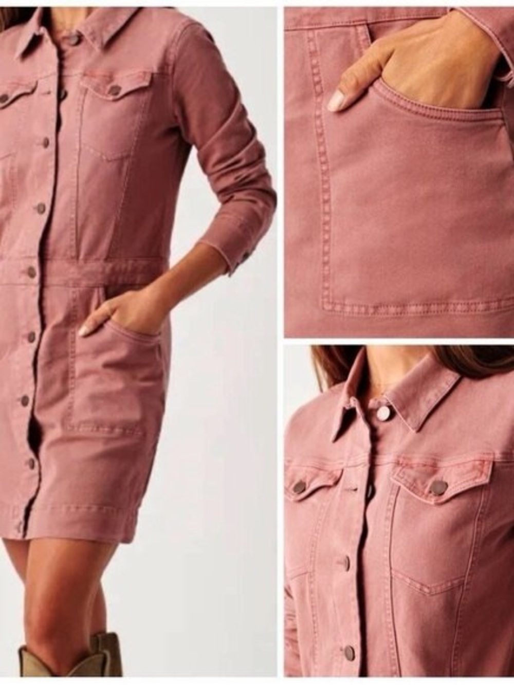 Faherty Jean Jacket Dress
BWN-Brownie Organic Cotton Women’s Size S NWT
